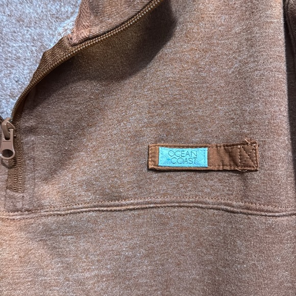 Ocean Coast orange pullover Large - Picture 3 of 5